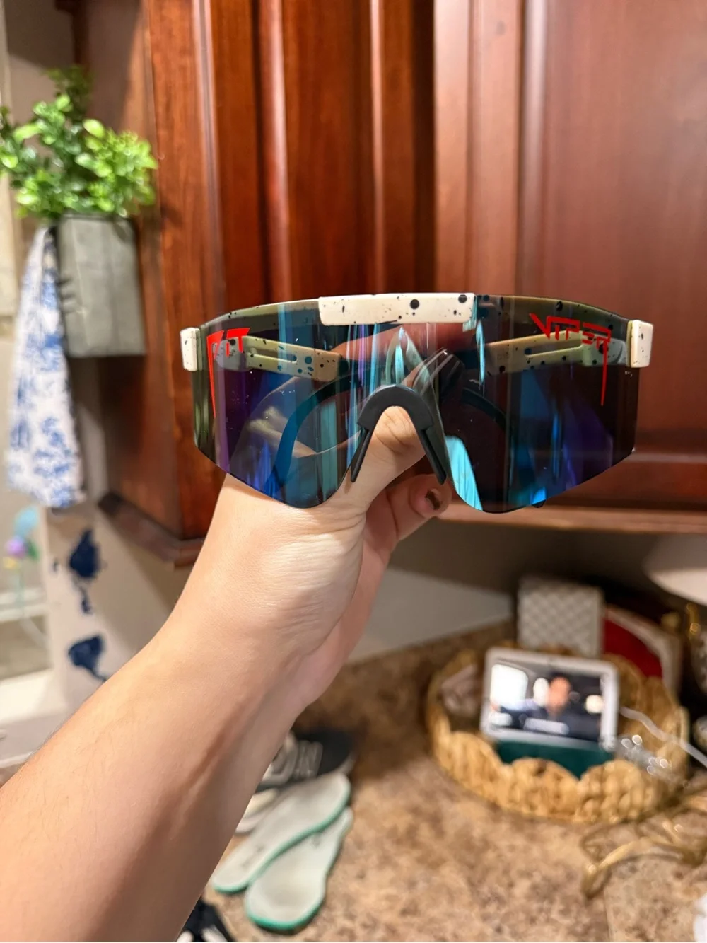PIT VIPER Blue Sport Sunglasses – Performance Shield